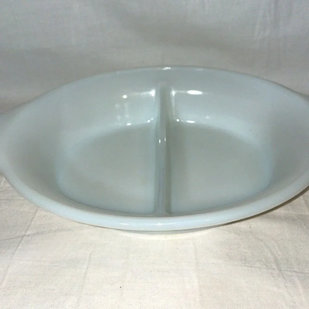 King Fire Vintage Divided Casserole Dish